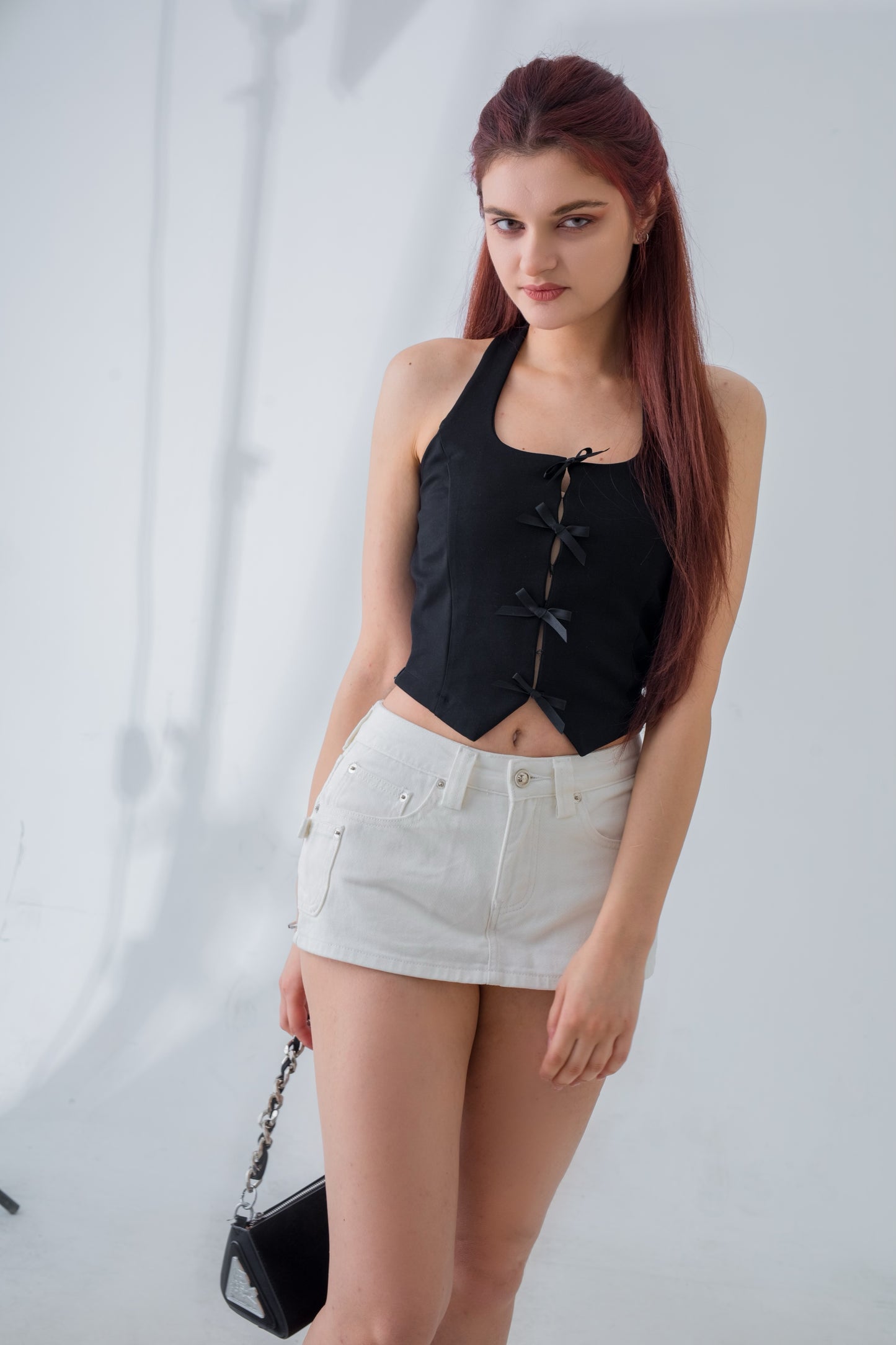 Halter-Neck Flat Chest Camisole