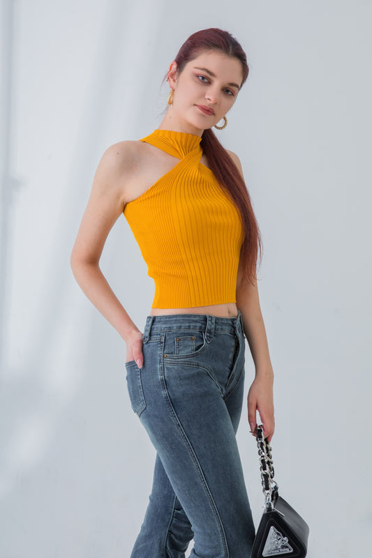 Yellow Designed Top