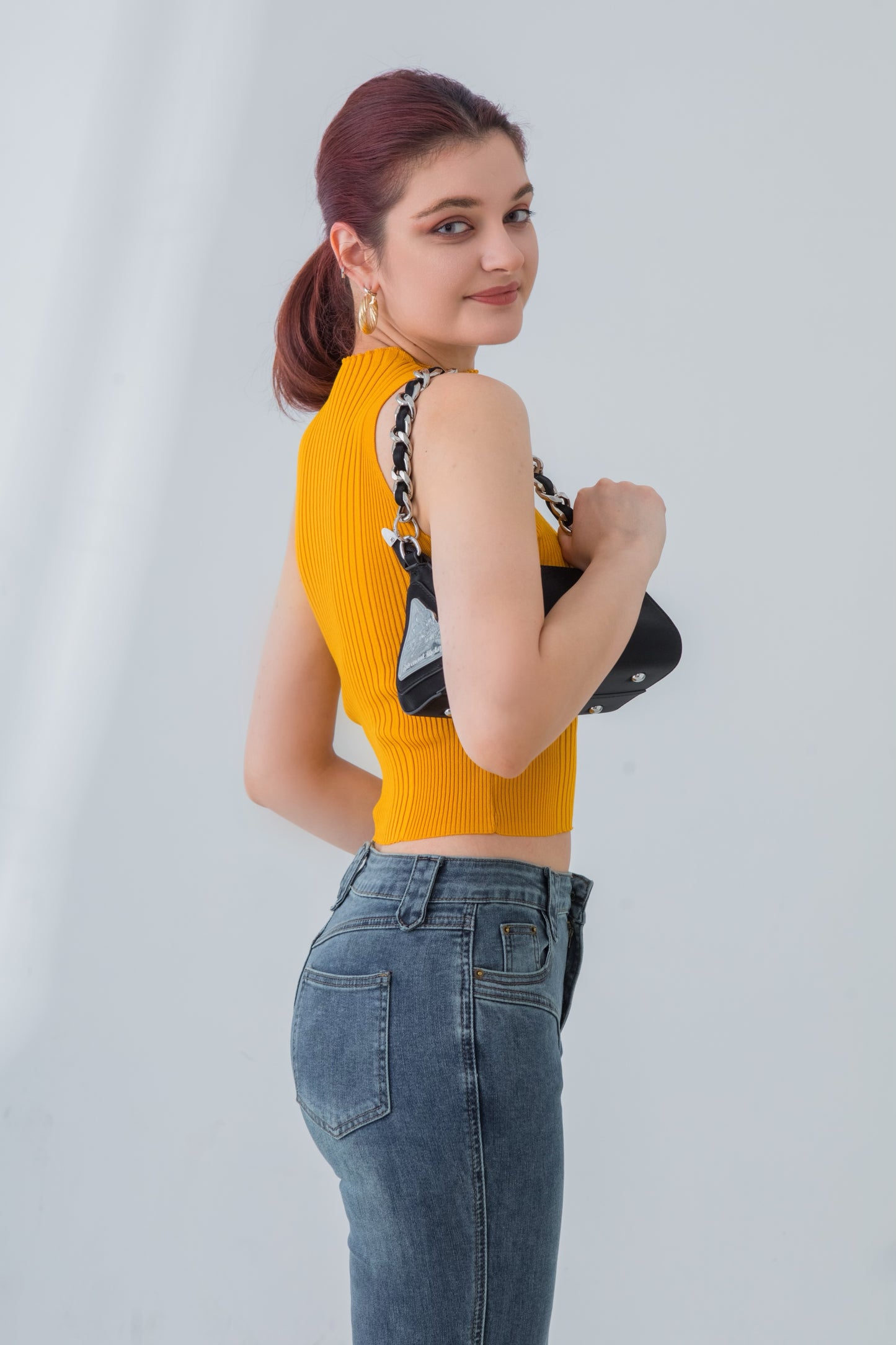 Yellow Designed Top